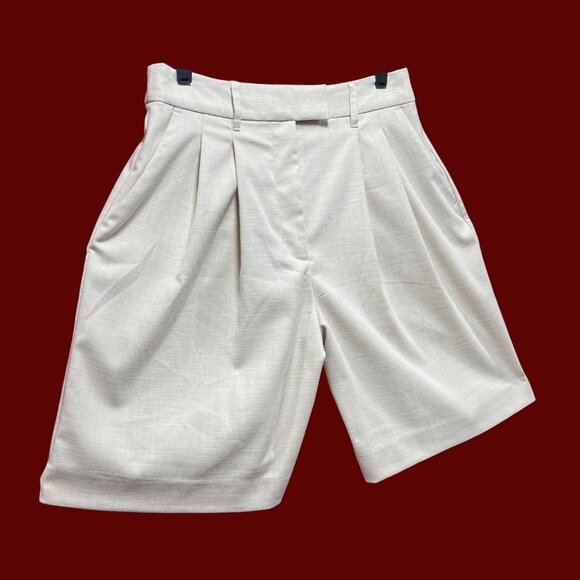 Worthington - Women's Mid-Rise 8.5" Inseam City Short - Beige - 8 - Picture 13 of 14